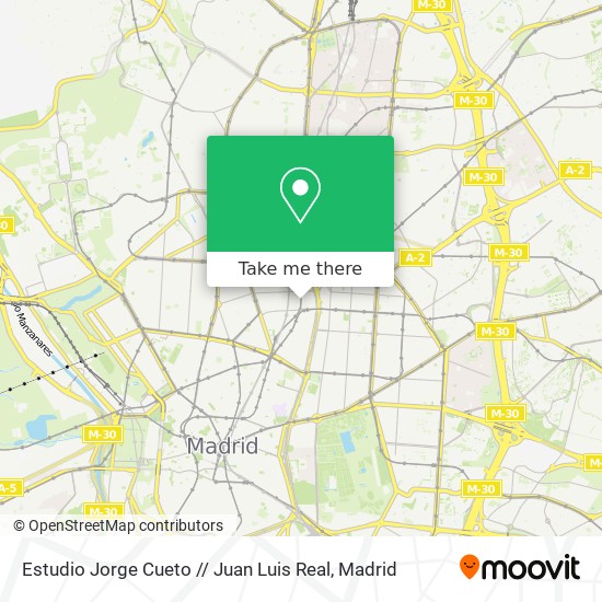 Estudio Jorge Cueto // Juan Luis Real map