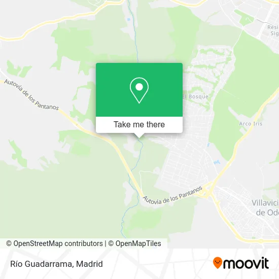Río Guadarrama map