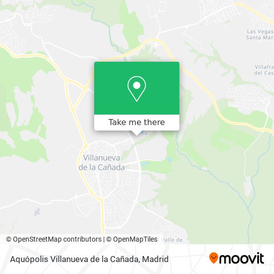 Aquópolis Villanueva de la Cañada map