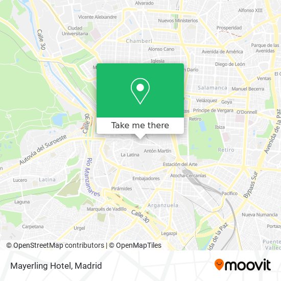 mapa Mayerling Hotel