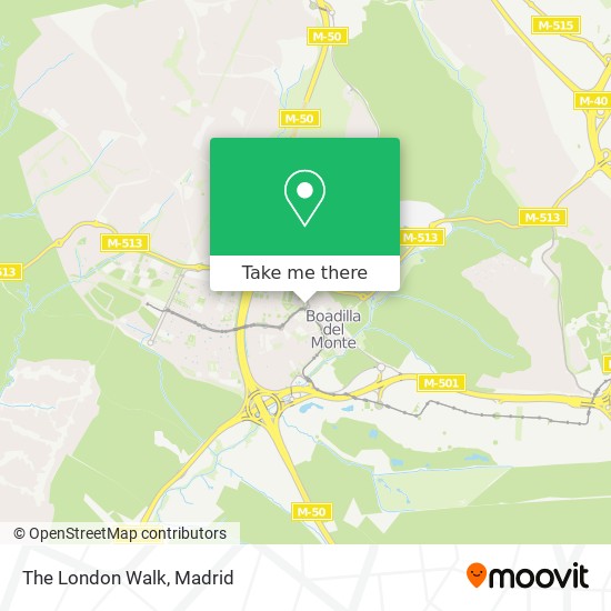 The London Walk map