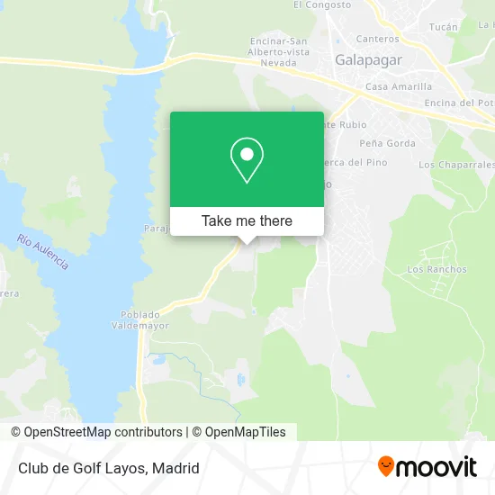 Club de Golf Layos map