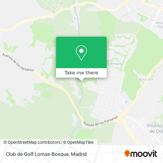 mapa Club de Golf Lomas-Bosque