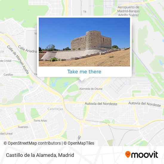 Castillo de la Alameda map
