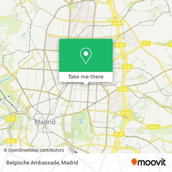 Belgische Ambassade map