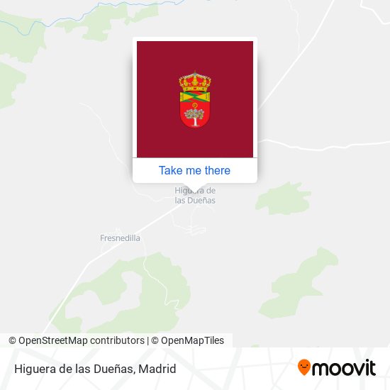 mapa Higuera de las Dueñas