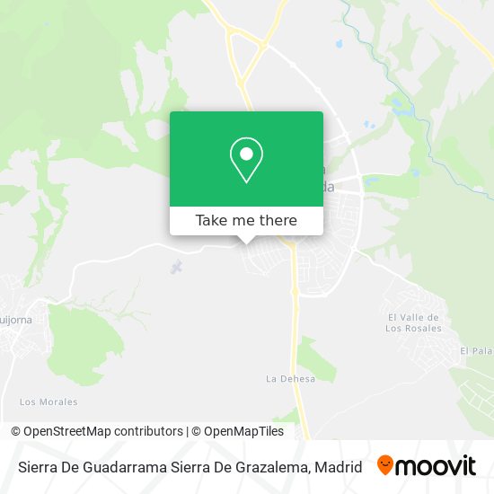 mapa Sierra De Guadarrama Sierra De Grazalema