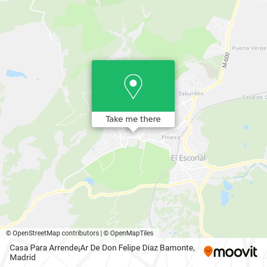 mapa Casa Para Arrende¡Ar De Don Felipe Díaz Bamonte