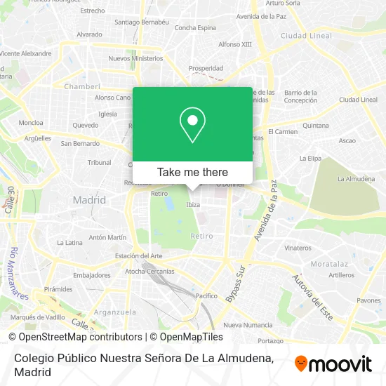 Colegio Público Nuestra Señora De La Almudena map