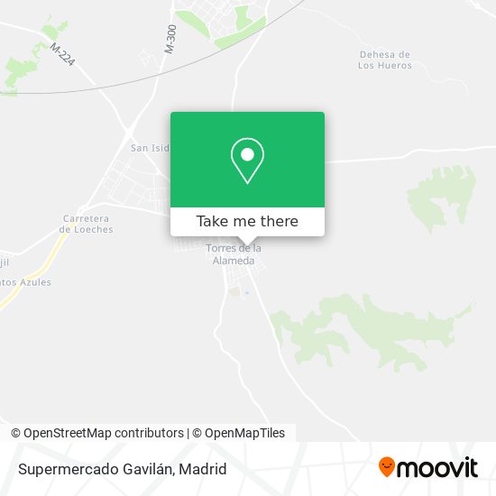 Supermercado Gavilán map