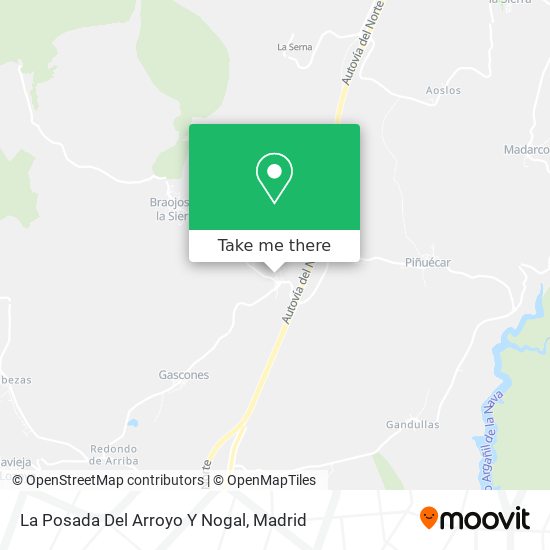 mapa La Posada Del Arroyo Y Nogal