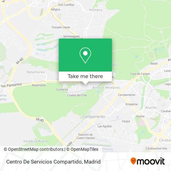 Centro De Servicios Compartido map