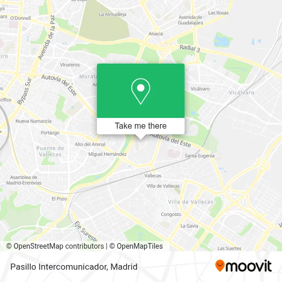 Pasillo Intercomunicador map