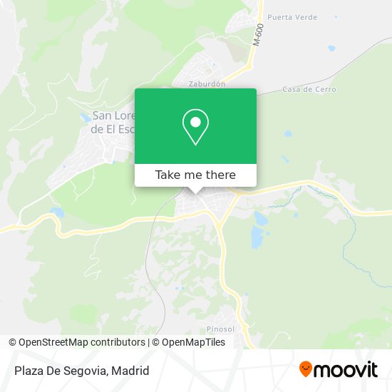 Plaza De Segovia map
