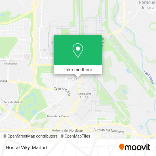 Hostal Viky map
