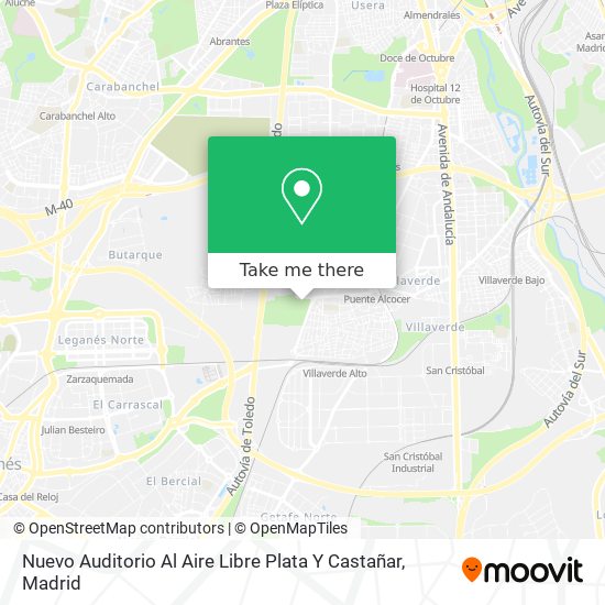 mapa Nuevo Auditorio Al Aire Libre Plata Y Castañar