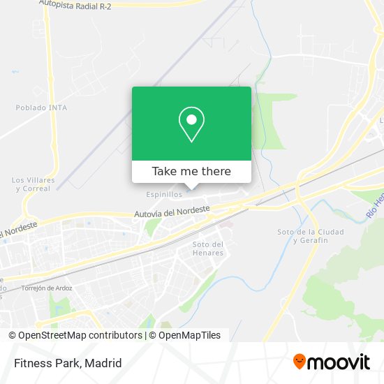 Fitness Park map