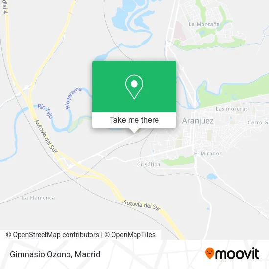 Gimnasio Ozono map