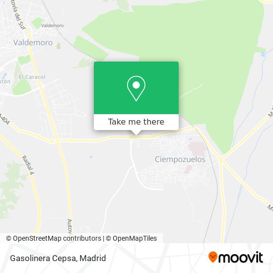 Gasolinera Cepsa map