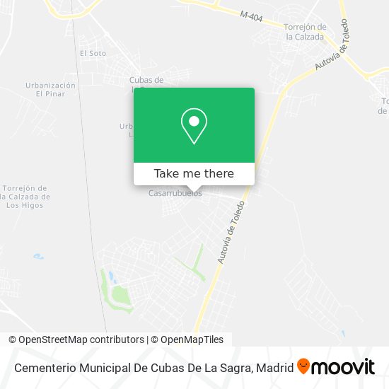 Cementerio Municipal De Cubas De La Sagra map