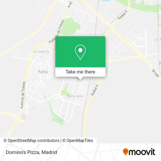 Domino's Pizza map