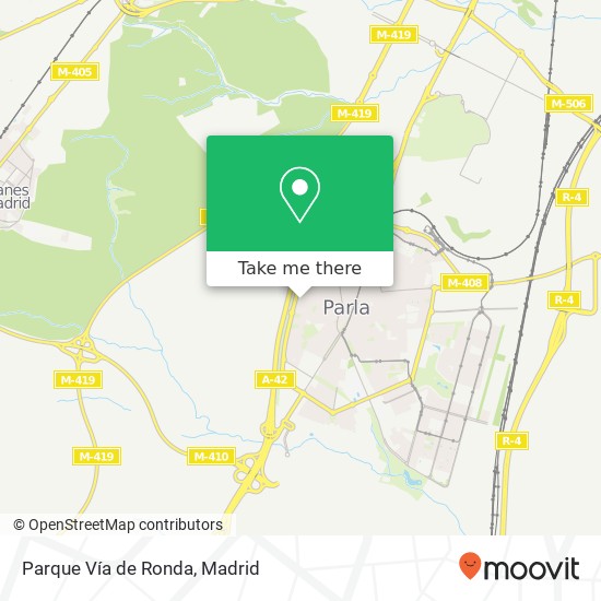 Parque Vía de Ronda map