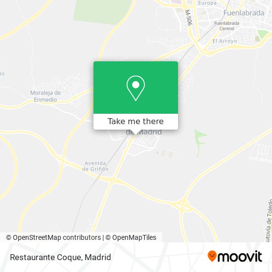 mapa Restaurante Coque
