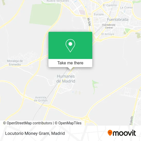 Locutorio Money Gram map