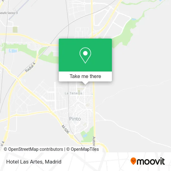 Hotel Las Artes map