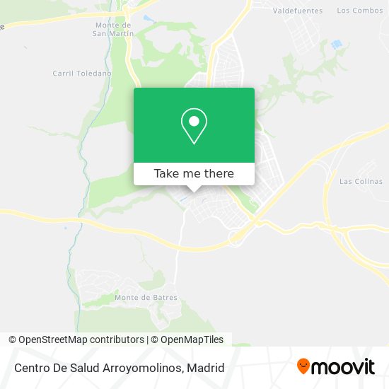 Centro De Salud Arroyomolinos map