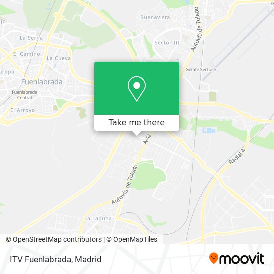 ITV Fuenlabrada map