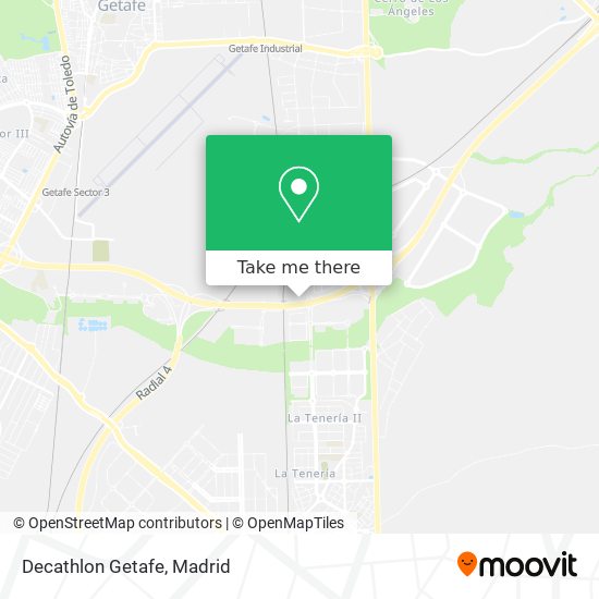 Decathlon Getafe map