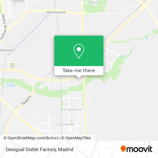 Desigual Outlet Factory map