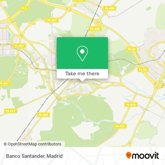 Banco Santander map