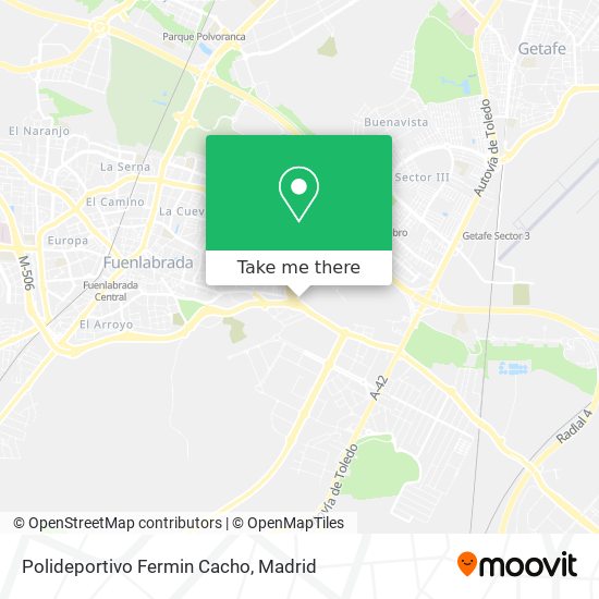 Polideportivo Fermin Cacho map