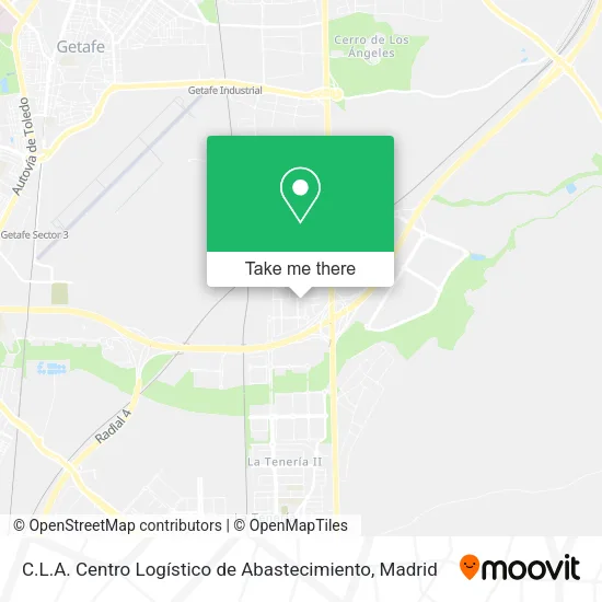 C.L.A. Centro Logístico de Abastecimiento map
