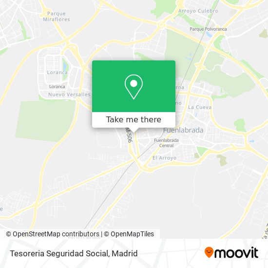 Tesoreria Seguridad Social map