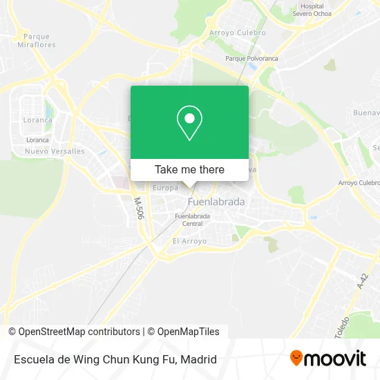 Escuela de Wing Chun Kung Fu map