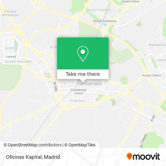 Oficinas Kapital map