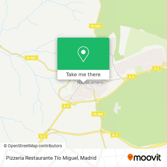 Pizzeria Restaurante Tío Miguel map