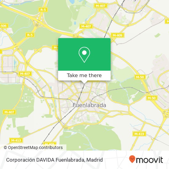 Corporación DAVIDA Fuenlabrada map