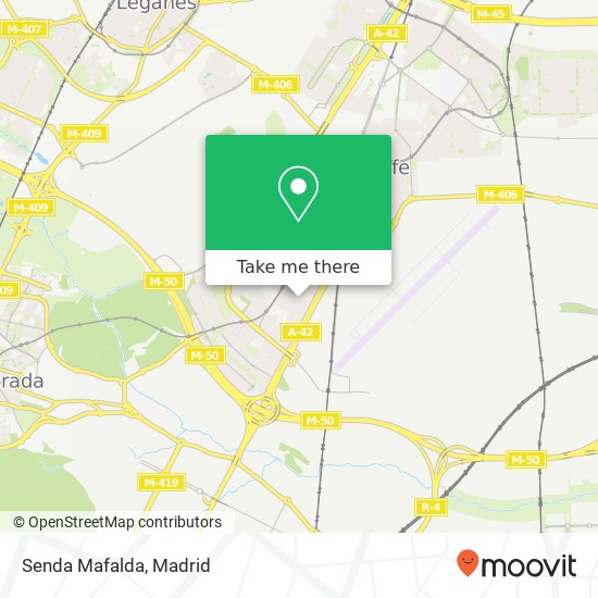 Senda Mafalda map