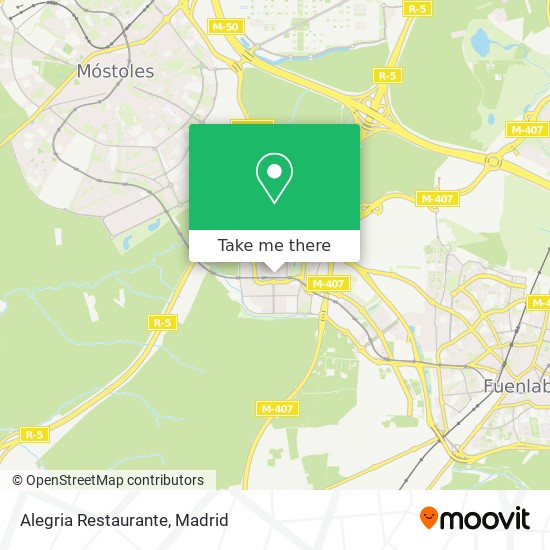 Alegria Restaurante map