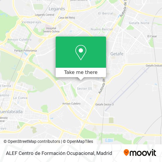 ALEF Centro de Formación Ocupacional map