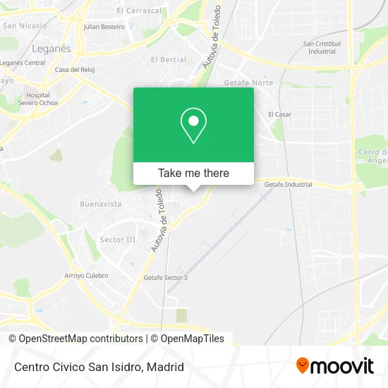 Centro Civico San Isidro map