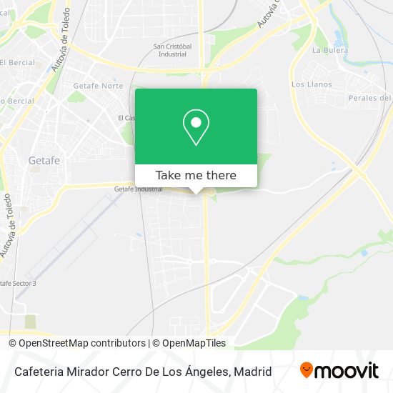 Cafeteria Mirador Cerro De Los Ángeles map
