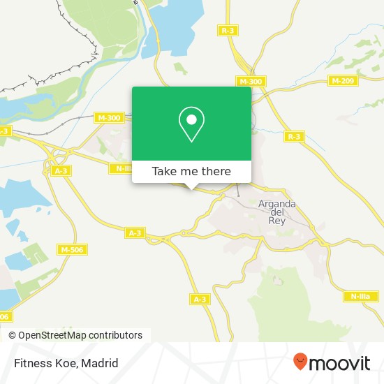 mapa Fitness Koe