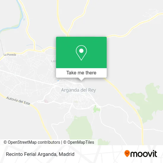 Recinto Ferial Arganda map