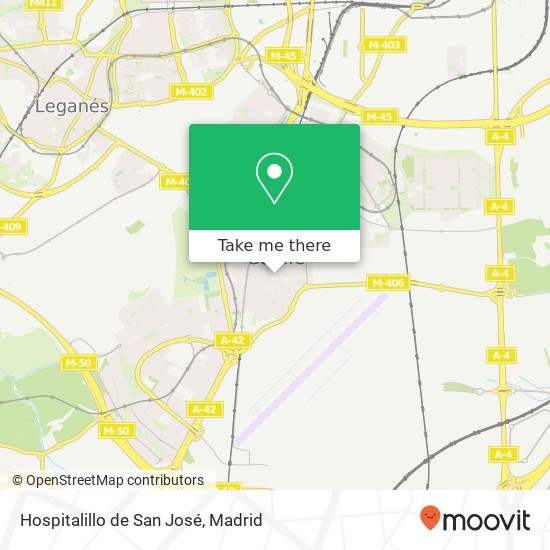 Hospitalillo de San José map