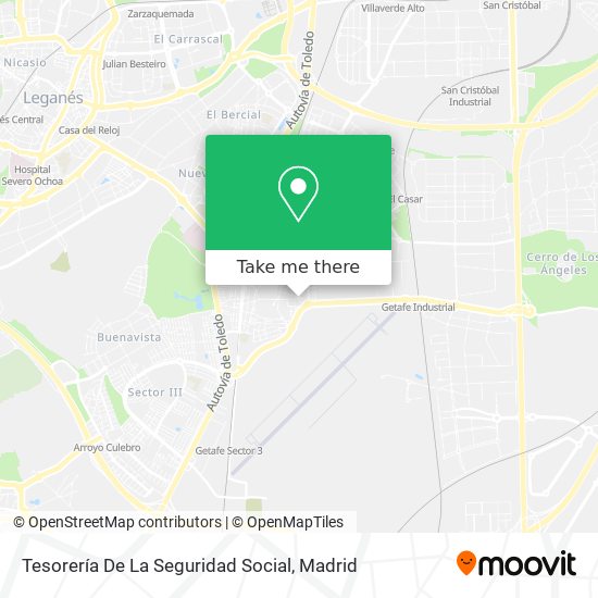 Tesorería De La Seguridad Social map